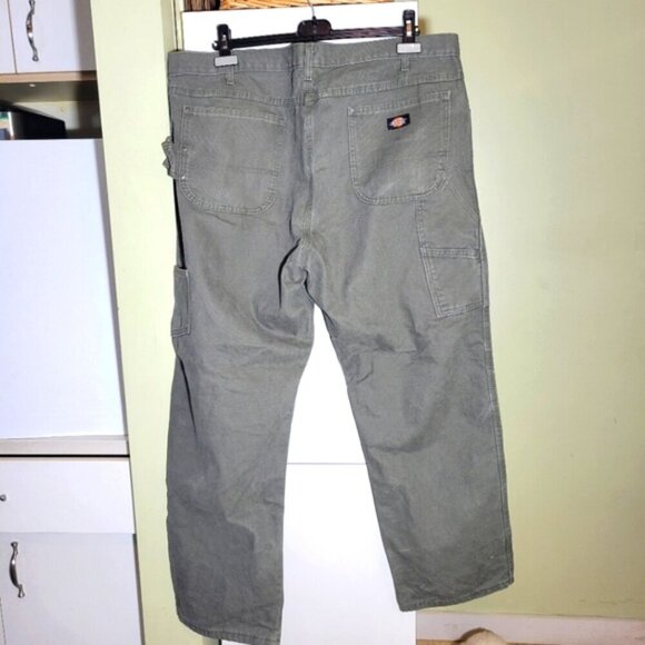 ❤️ 3 for $35 Dickies relaxed fit utility carpenter cargo work canvas pants 40x32 - Picture 3 of 8
